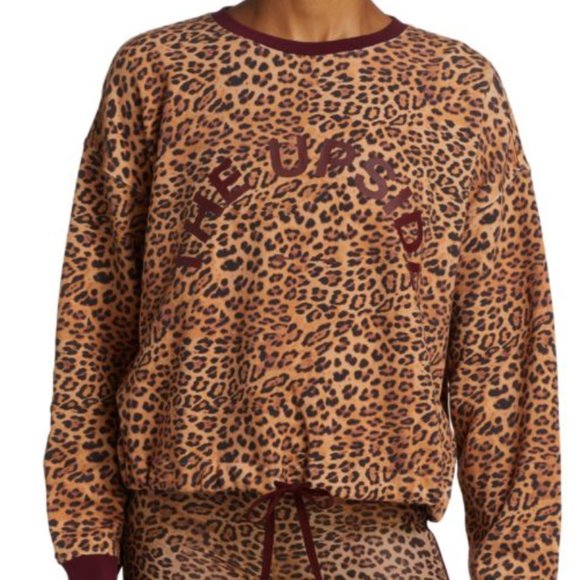 The Upside Leopard Jane Crew Neck Sweatshirt - Picture 3 of 11